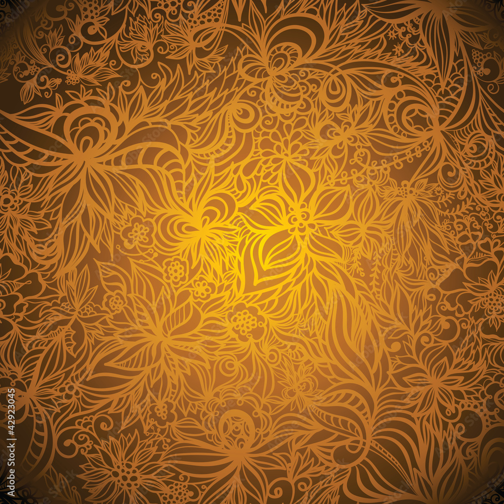 Fantasy abstract floral seamless pattern. Fantasy abstract floral seamless pattern.