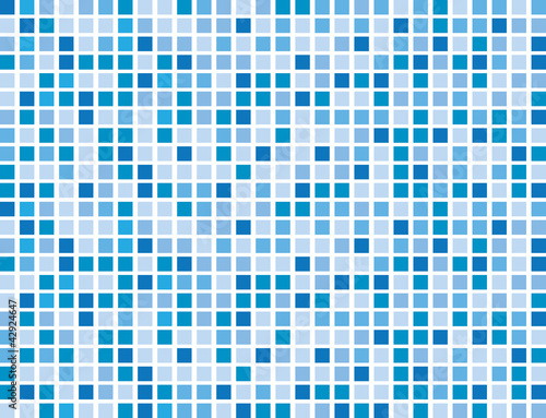 Abstract blue boxes background pattern