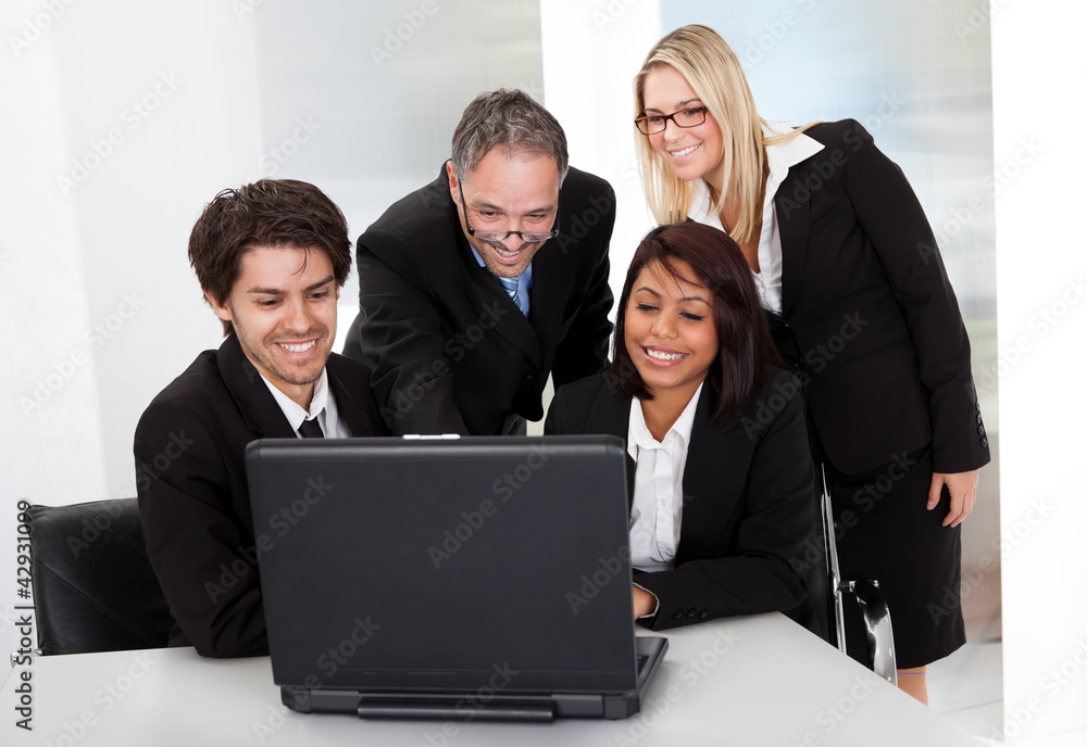 Group of business people at the meeting Group of business people at the meeting