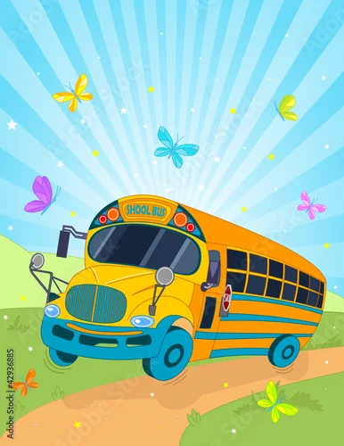 Obraz Autobus szkolny