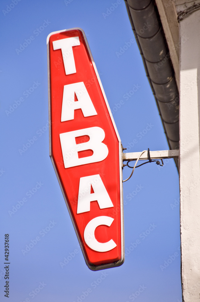 Enseigne traditionnelle tabac - France Enseigne traditionnelle tabac - France