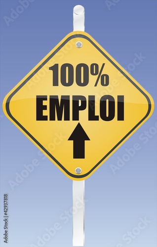 panneau 100% emploi