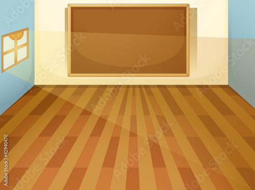 empty classroom