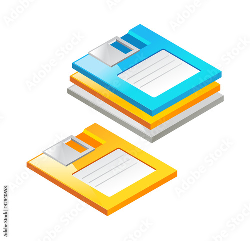 vector icon floppy disk