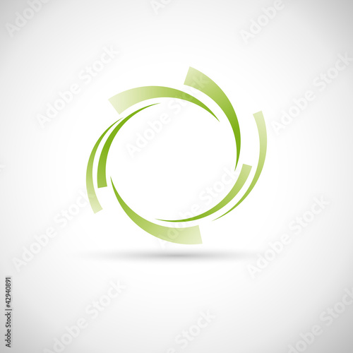 Green Rings Background # Vector