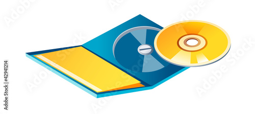 vector icon CD