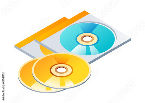vector icon CD