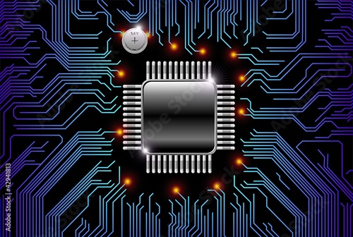 Circuito Elettronico Scheda Madre Computer Motherboard Circuit