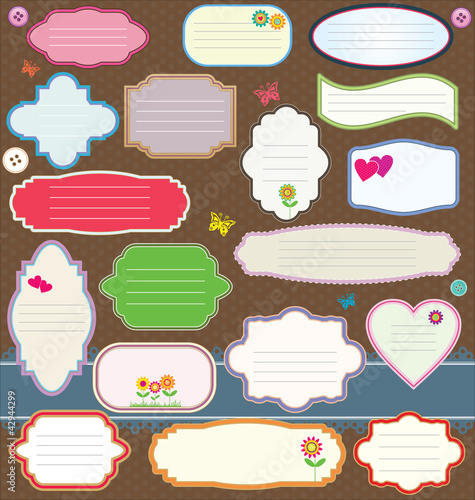 Gift tag and sticker