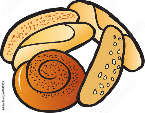Collection of buns and rolls
