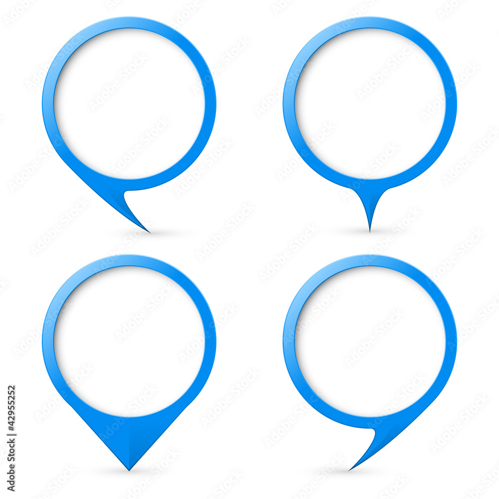 Map text marker Map text marker