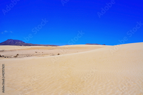 Natural Park of Dunes of Corralejo in Fuerteventura, Spain