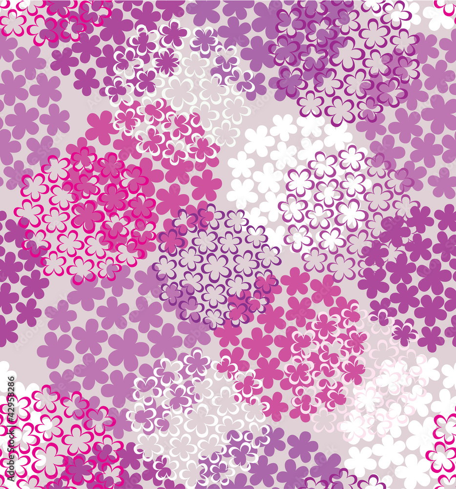 Decorative seamless flower background Decorative seamless flower background
