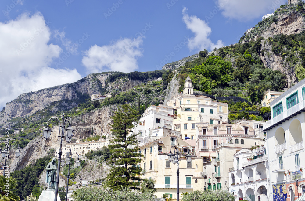 Amalfi - Small Mediterranean town, southern Italy.