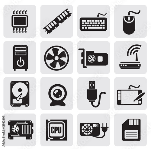 Computer icons set