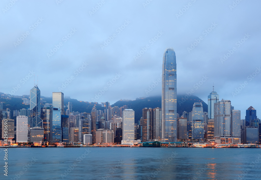 Fototapeta premium Hong Kong morning