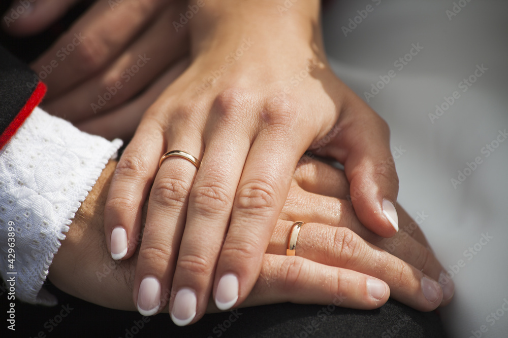 Wedding Rings hands Wedding Rings hands