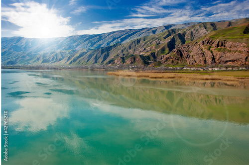 Lake in mountains