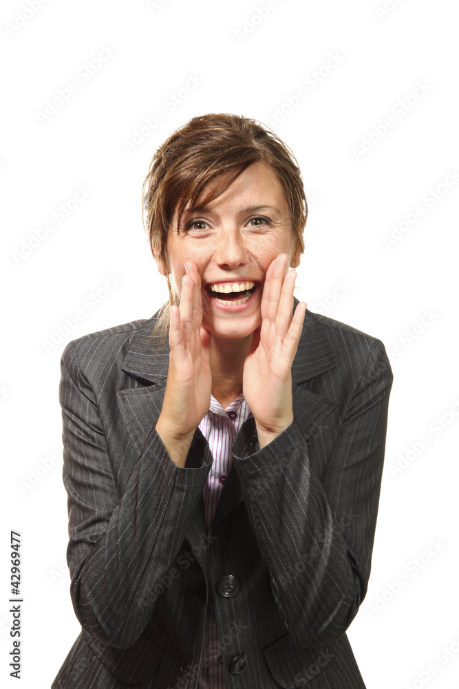 beautiful businesswoman portrait, isolated on white background beautiful businesswoman portrait, isolated on white background