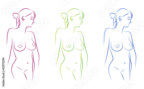 croquis de femmes