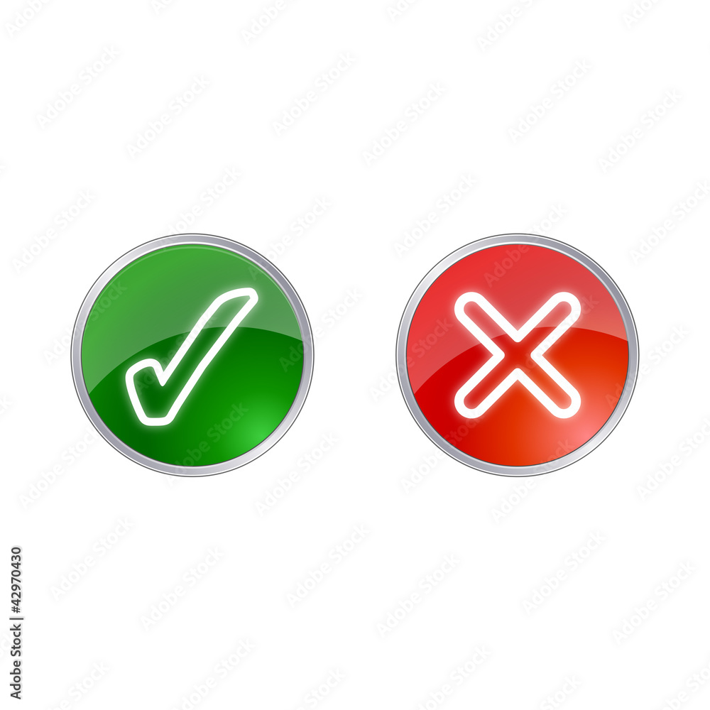 3d button yes and no 3d button yes and no
