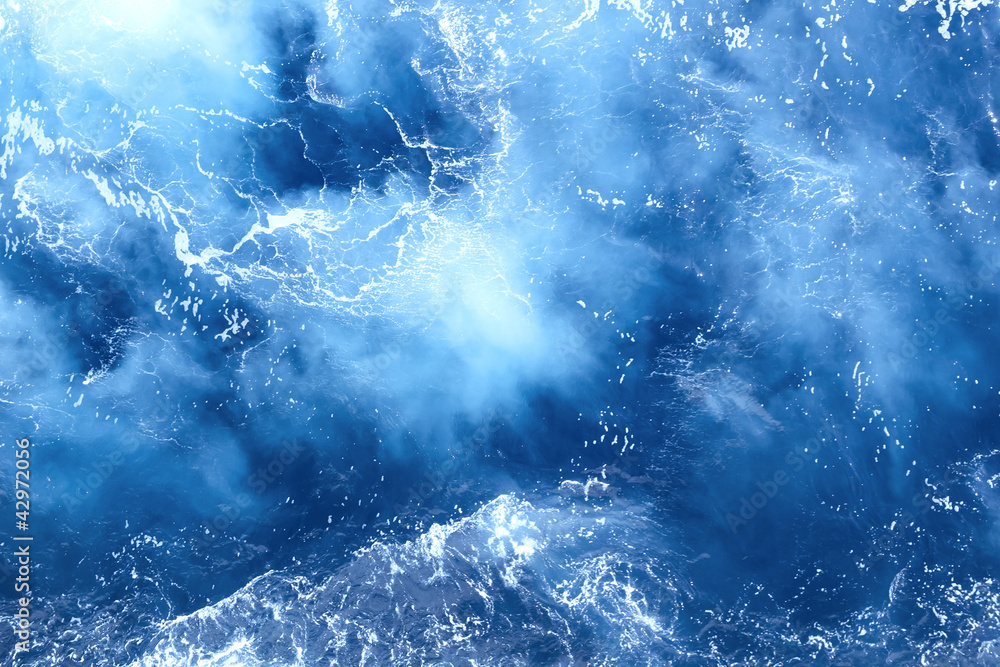 Obraz premium blue sea texture background