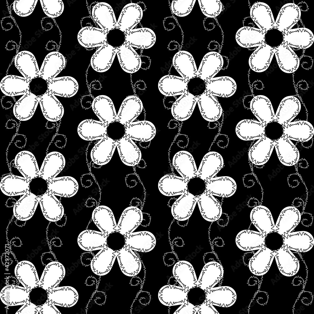 vector seamless pattern of embroidered lace vector seamless pattern of embroidered lace