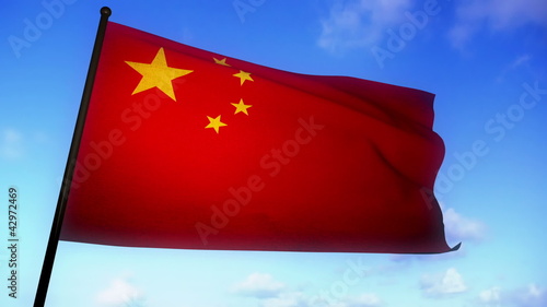 Flag China 03 photo