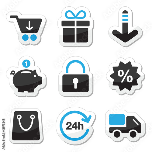 Web / internet icons set - shopping