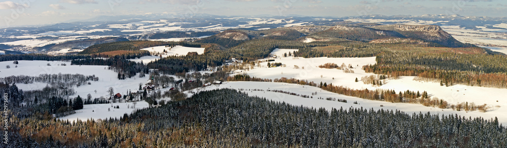 Broumovske Steny Mountains