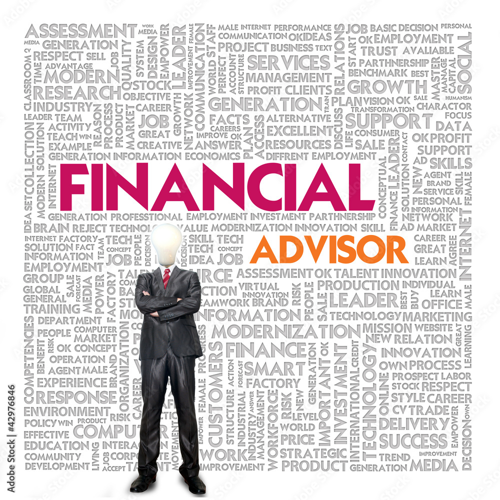 Business word cloud for business and finance concept