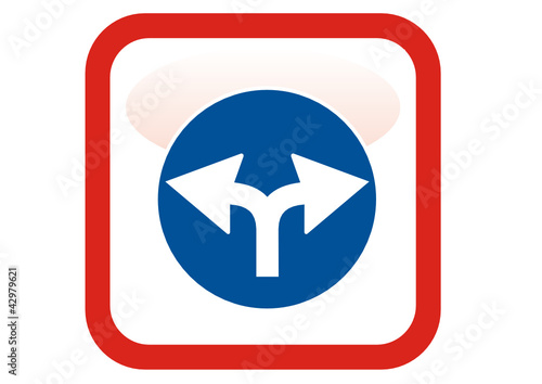 Obraz na płótnie App - Richtungszeichen w salonie