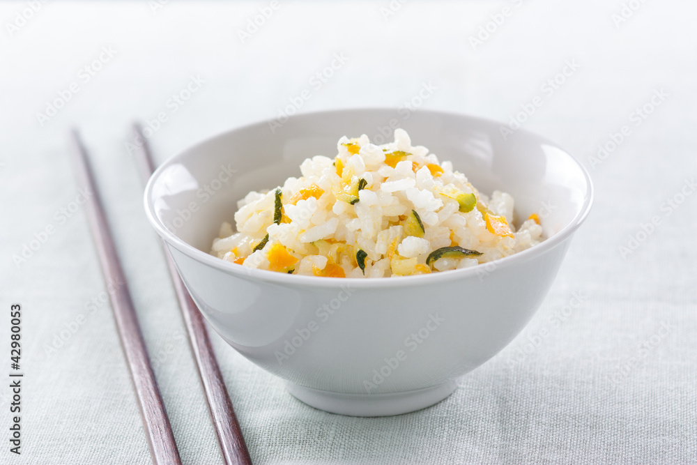 Rice sauteed with vegetables Rice sauteed with vegetables