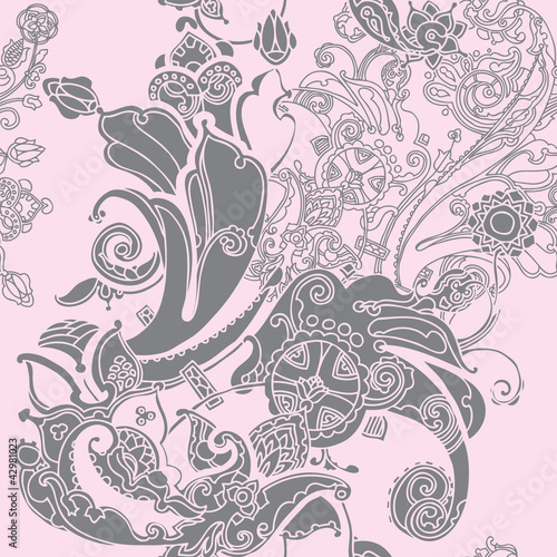 Elegance Seamless pattern with ornament