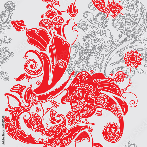 Elegance Seamless pattern with ornament