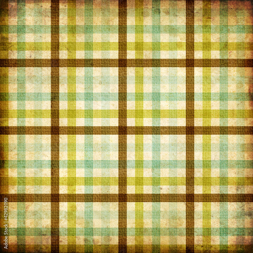Wallpaper Mural textile plaid background in green, blue, brown Torontodigital.ca