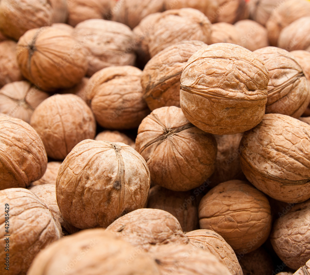 Walnut as a background Walnut as a background