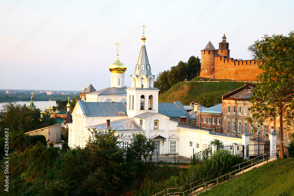 July view Church of Elijah the Prophet Nizhny Novgorod Russia July view Church of Elijah the Prophet Nizhny Novgorod Russia