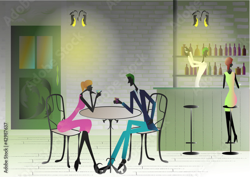 Bar　カップル