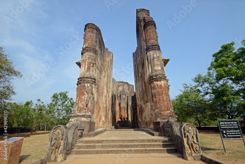 Lankatilaka,Buddhist temple ruins in Polonnaruwa,Sri Lanka