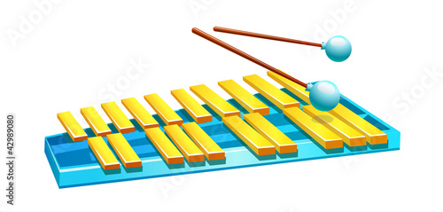 vector icon xylophone
