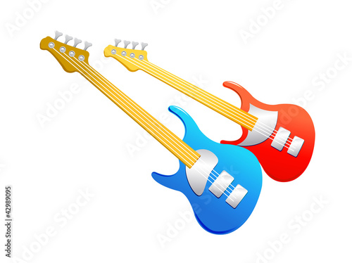 vector icon electronic guitar