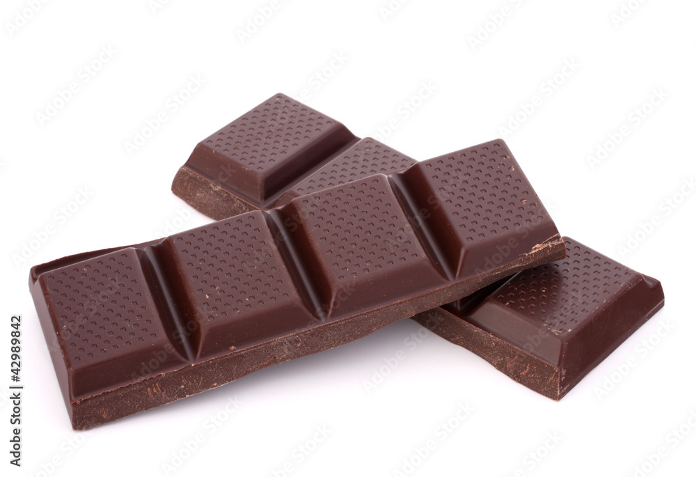 Chocolate bars stack Chocolate bars stack