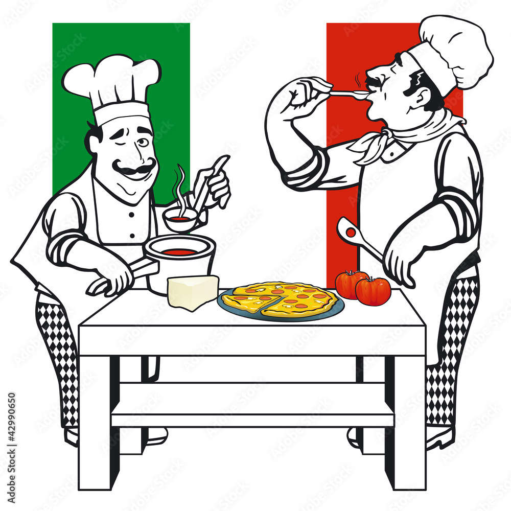 zwei  italienische Köche