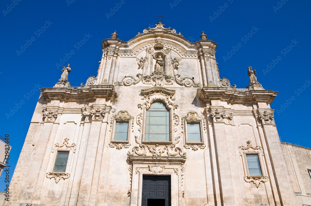 St. Francesco d'Assisi Church. Matera. Basilicata. Italy.