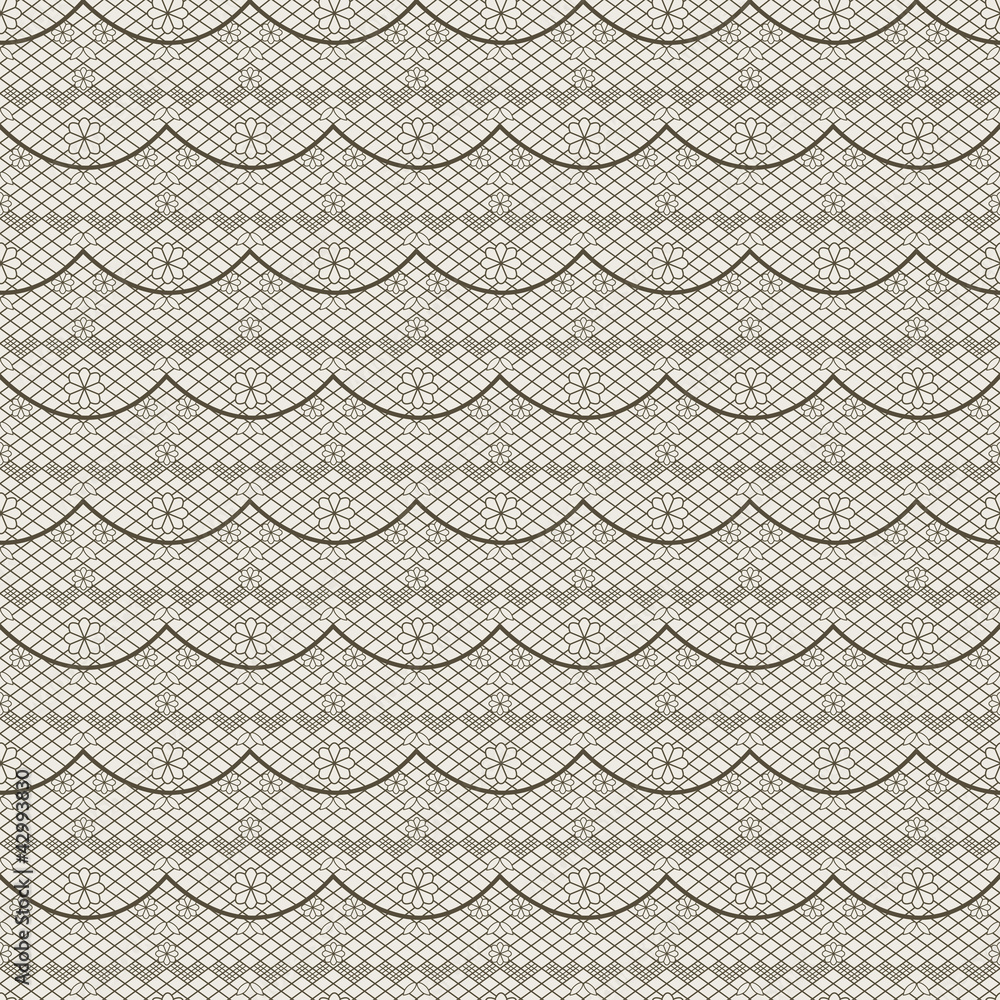 Fototapeta premium vector seamless lacy pattern
