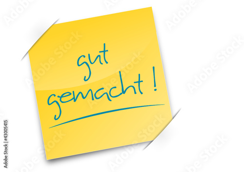 Zettel - gut gemacht
