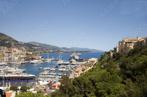 panorama Monte Carlo harbor Monaco