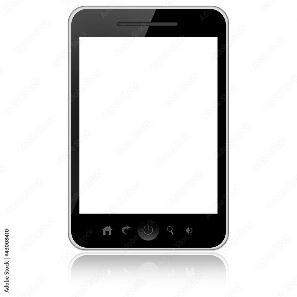 Mobile phone isolated on white background Mobile phone isolated on white background