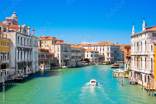 Famous Canal Grande in Venice, Italy